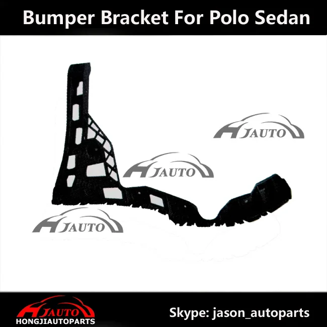 Кронштейн бампера задний правый VW Polo Sedan 6RU807395/6RU 807 395