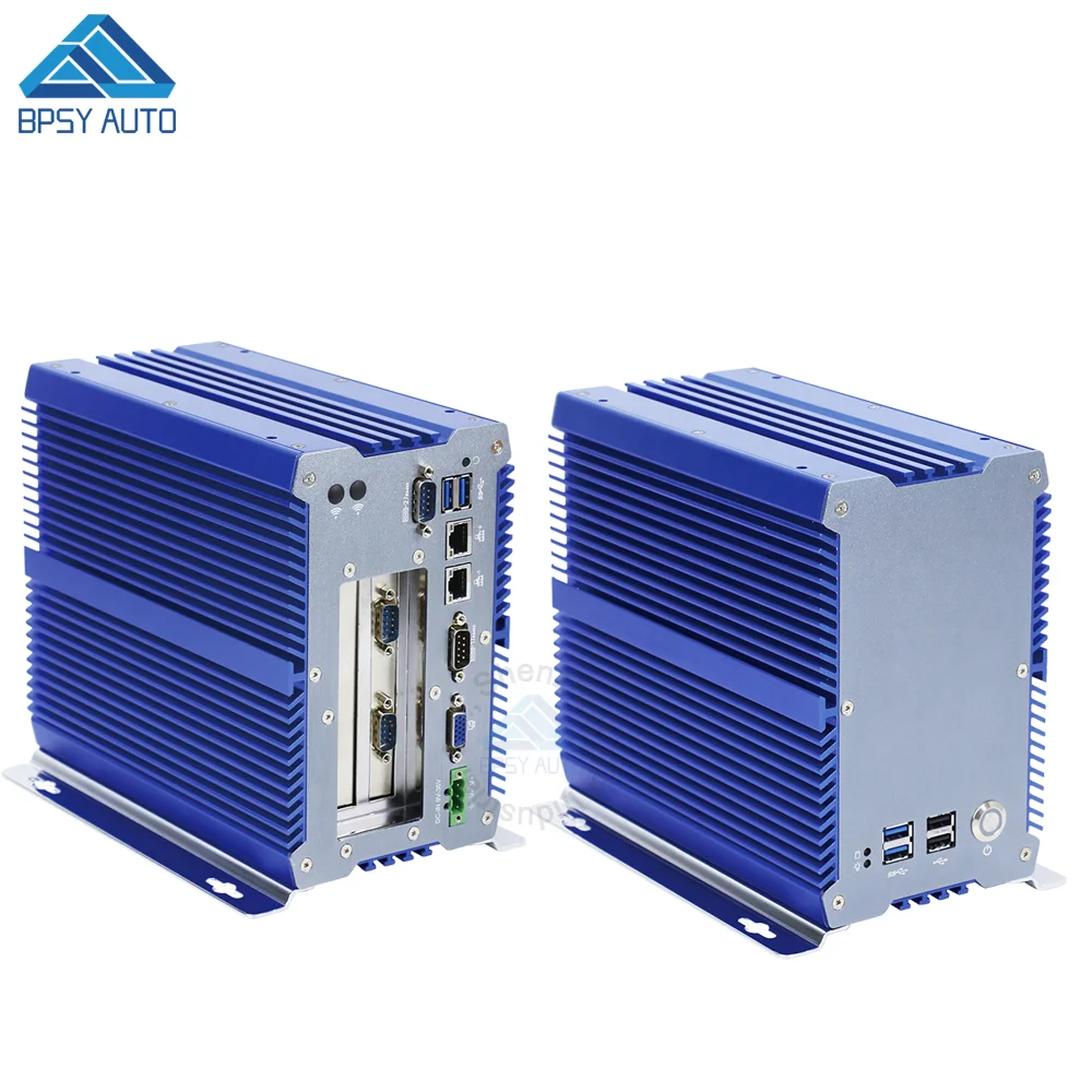 Cheap Fanless Mini PC DDR4 16GB RAM Desktop Computer Mini Linux Win 10 Embedded PC Dual Ethernet