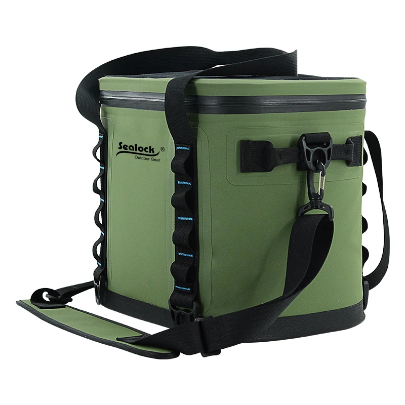 Water Bottle Kraft Canvas Trolley Ice Jute Picnic Freezable Lunch Cooler Bag 2020 Large Solar Round Gym Food Delivery 12 Can