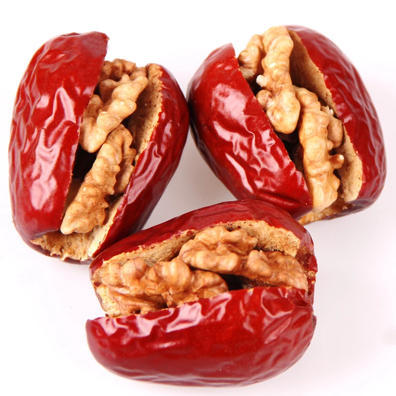 Red Dates With Walnuts / Walnuts And Red Dates / Jujube Walnut