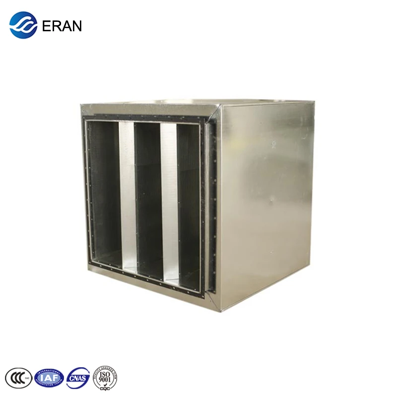 Глушитель звукового аттенюатора из оцинкованной стали для системы HVAC