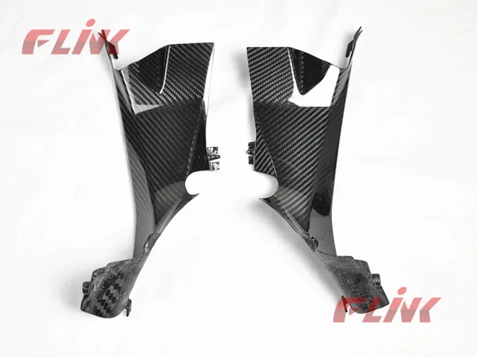 FLINK Carbon for DUCATI 1199 899 Panigale R S Carbon Fiber Upper Air Intake Duct Covers Panels