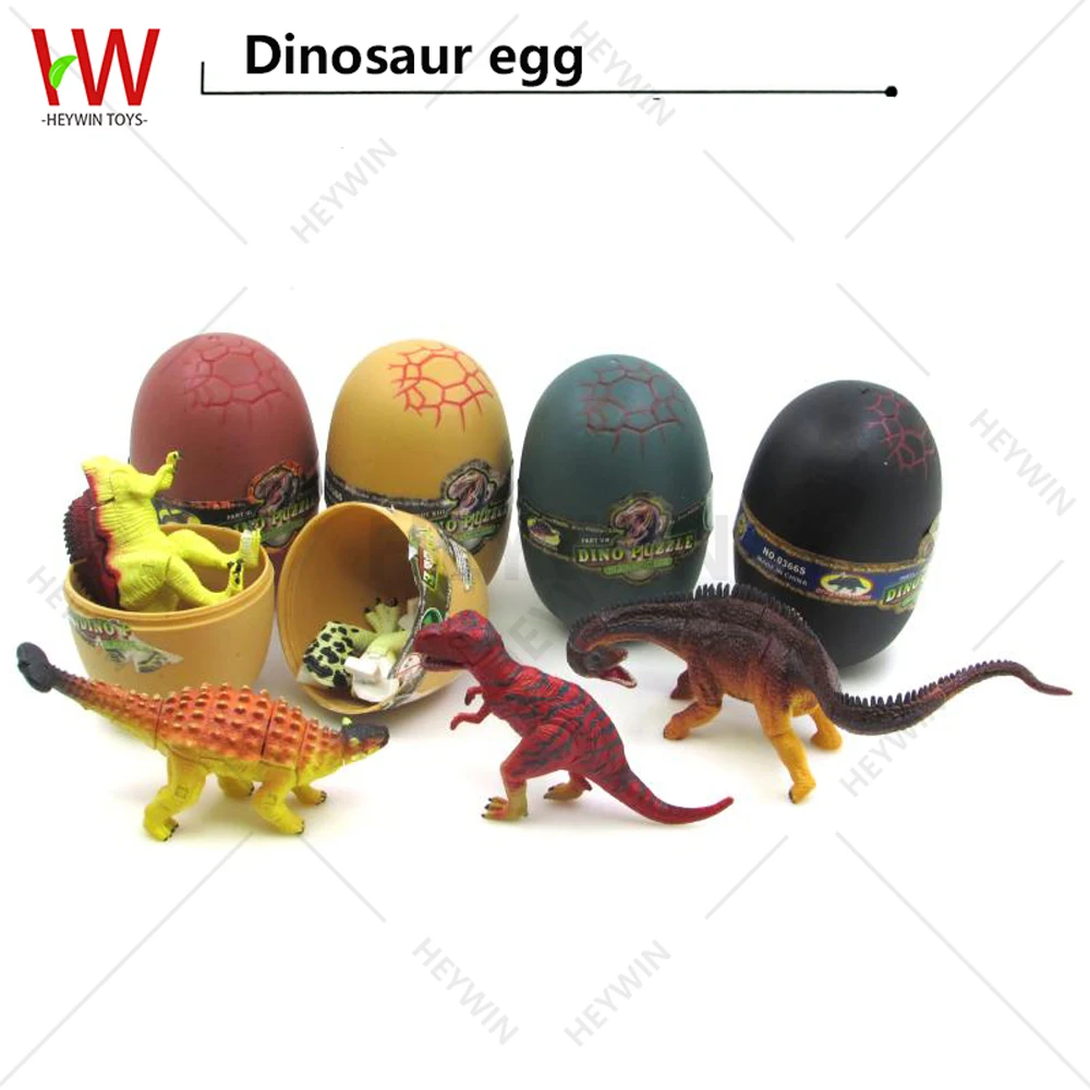 Cheap gift plastic Deformed dinosaur eggs toys capsule Jurassic mini transformable plastic dinosaur toys for vending machine