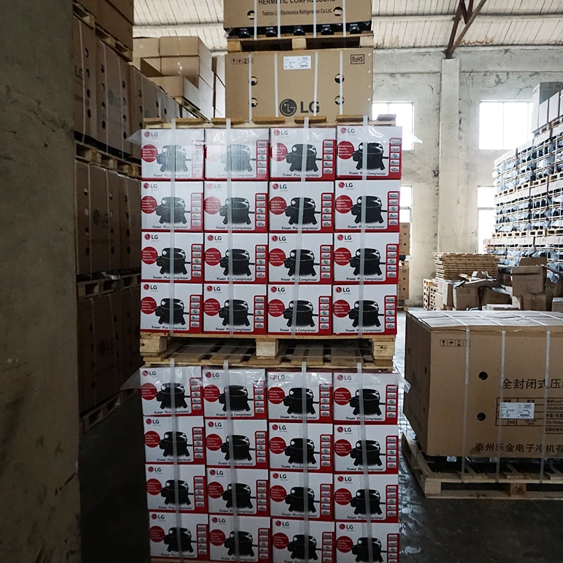 China LG R134A  1/8HP CMA042LHEM refrigerator compressor in stock with Separate Carton Loading