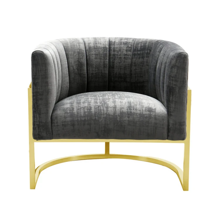 Современная мебельная обивочная ткань красивый бархатный стул для гостиной с черным бархатным акцентом