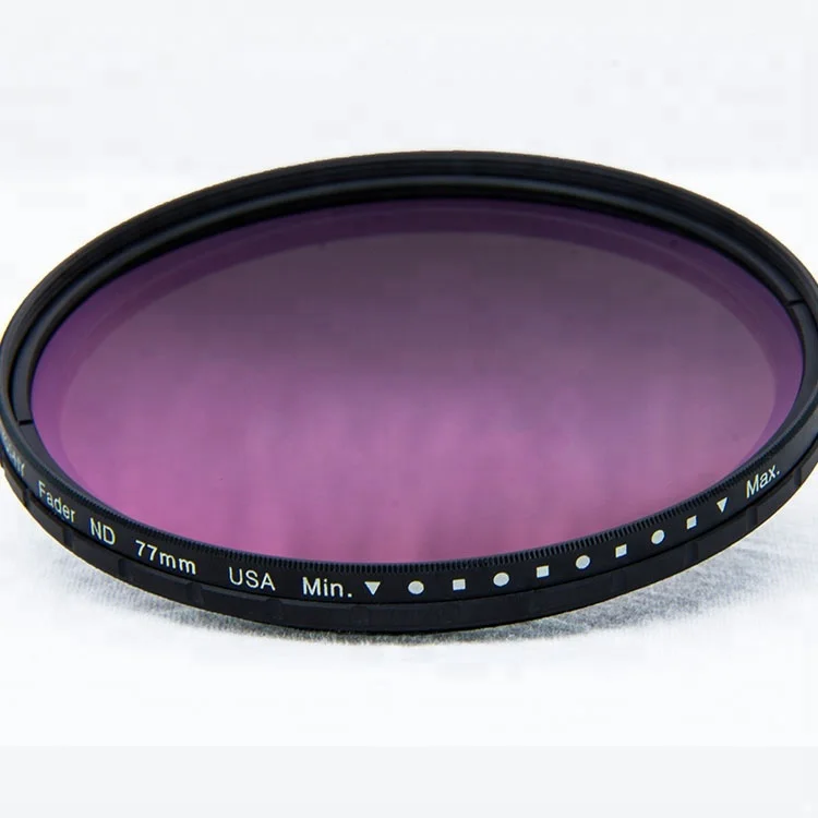
YOPHY camera Variable ND2x-400x filter AGC glass Neutral Density nd Filter for Camera lenses 