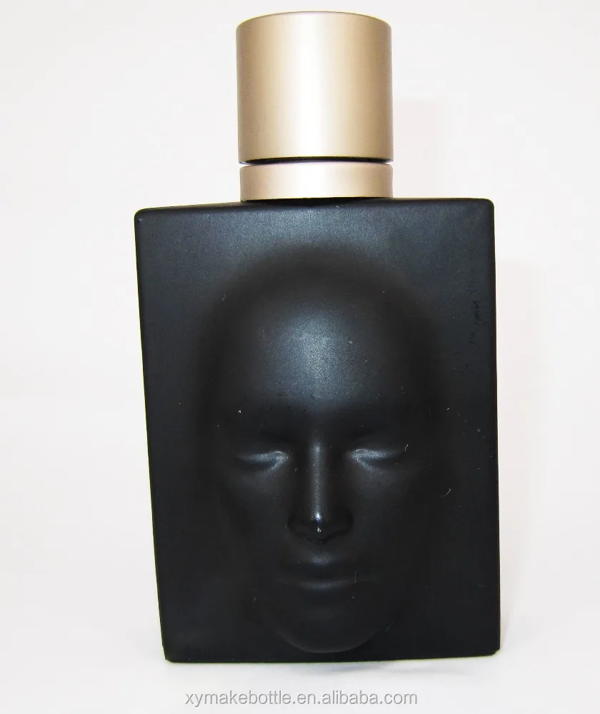 cool design for men matte printing glass perfume bottle 50ml