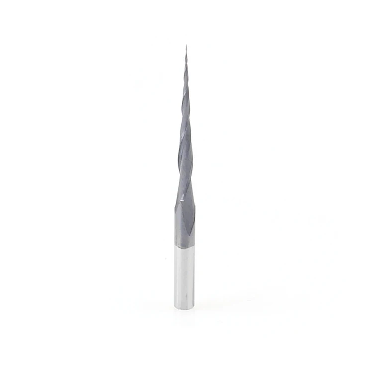 Carbide Normal size Taper Ball nose Milling for cnc wooden cutting