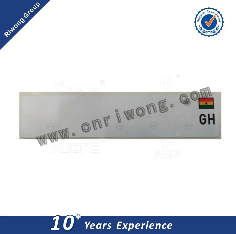 Motorcycle Number Plate and Car Number Plate for Ghana