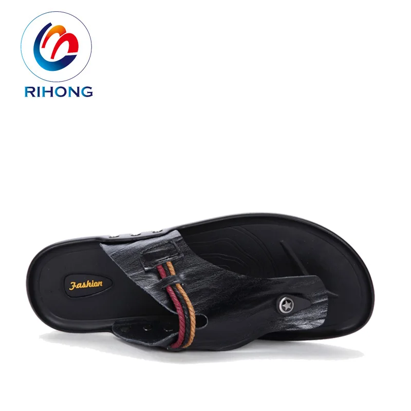 China Factory low price fake leather men arabic style slipper