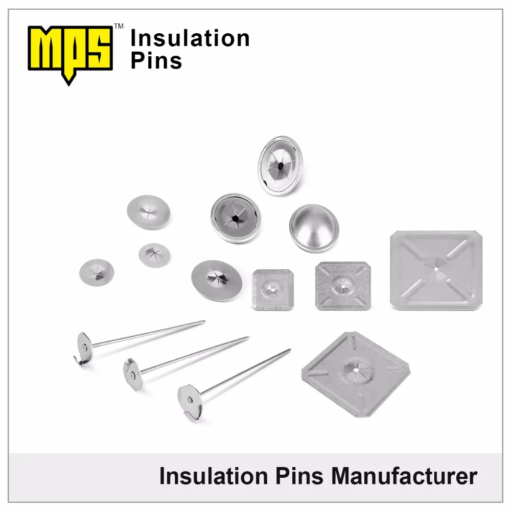 Factory Stainless Steel Insulation anchor pins for Securing and Tying Removable Blankets
