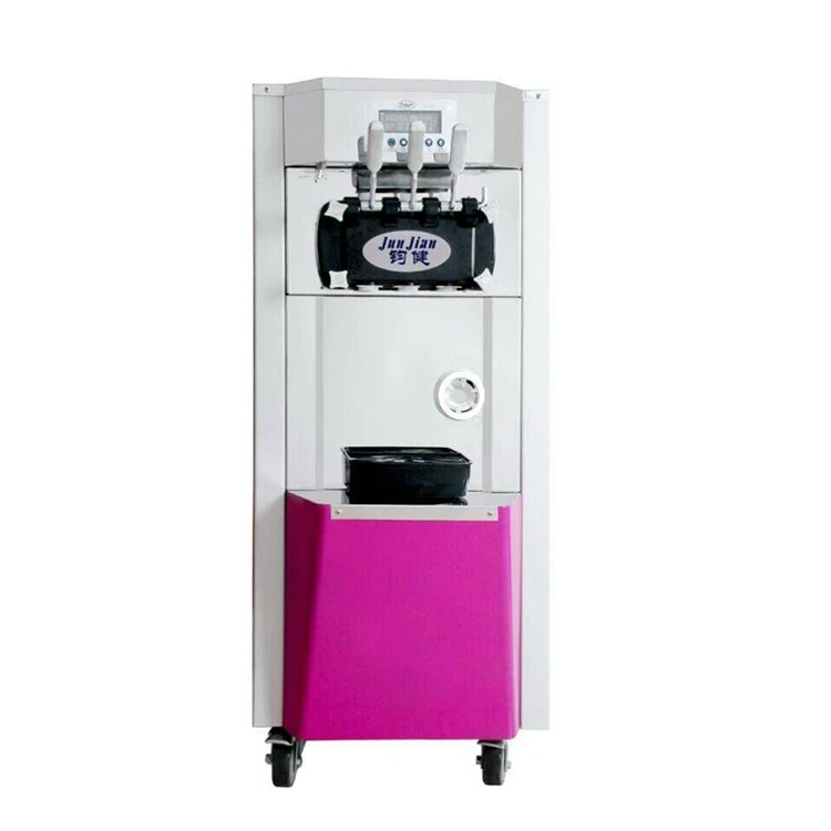 
Hot selling soft three flavor ice cream maker machine 