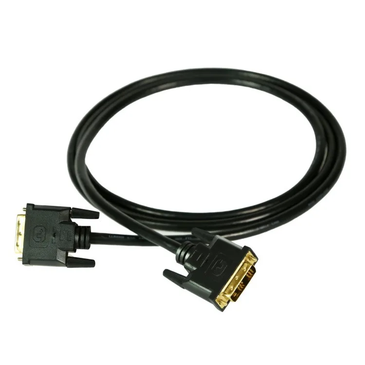 DVI-D FullHD cable 1,8 m DVI-D male 18 + 1 pin to DVI-D male Single-Link 18 + 1 pin