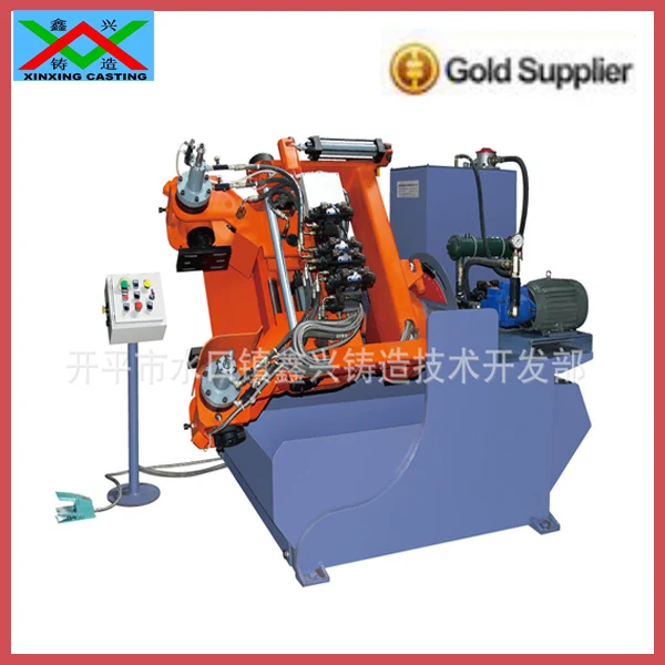 Control plc copper and non-ferroalloy casting gravity casting machine