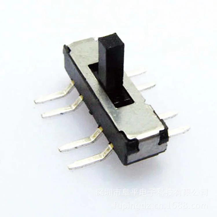 all kinds 3 pin dip smt type 2 position slide switch