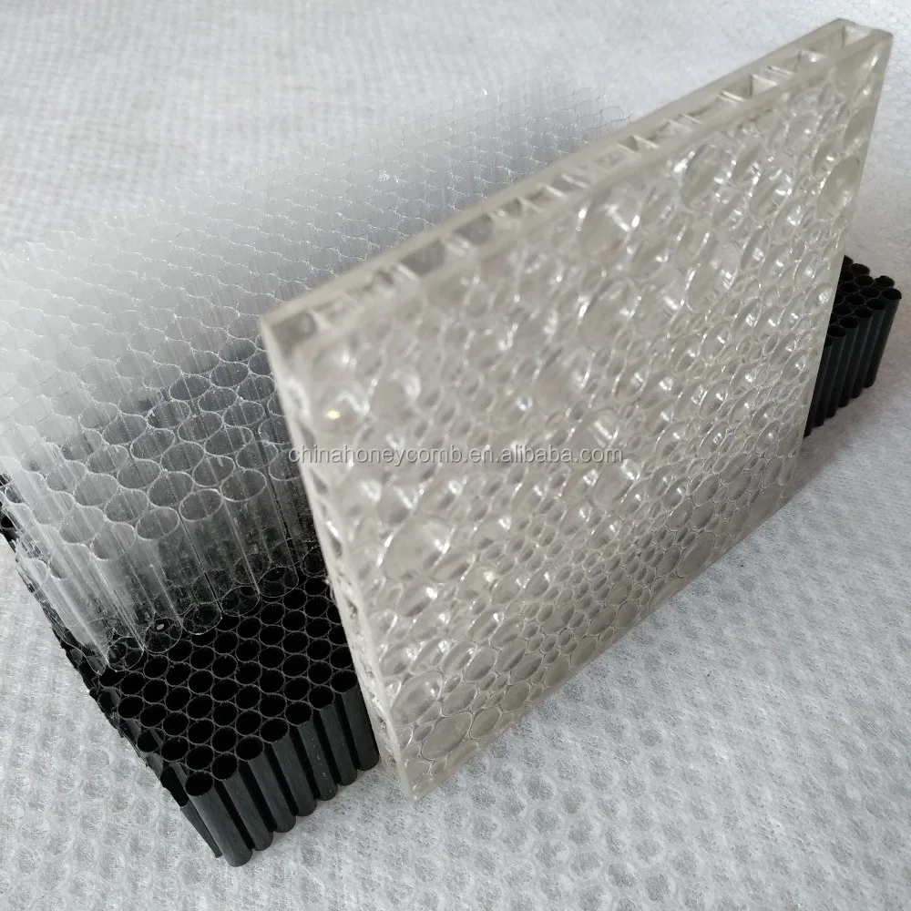 
Polycarbonate PC honeycomb panel decor for office separation and wall 