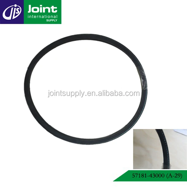 V Rubber timing belt for Hyundai H100 Truck Mini Bus 57181-43000 (A-29)