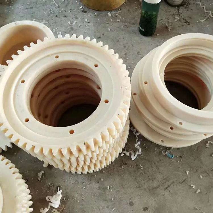 
CNC Machining Plastic Parts Plastic Products Wheel Roller Block Gear 