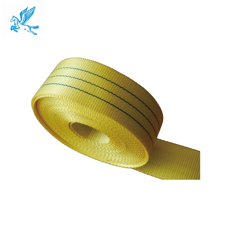 
100% polyester webbing raw material for lifting sling,webbing sling and round sling 