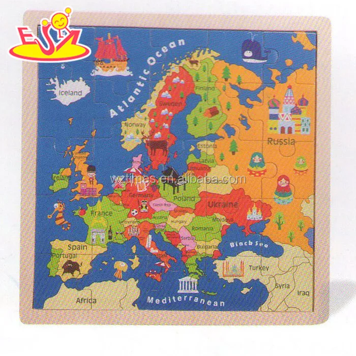 wholesale baby wooden world map puzzle fashion kids wooden world map puzzle children wooden world map puzzle W14C138