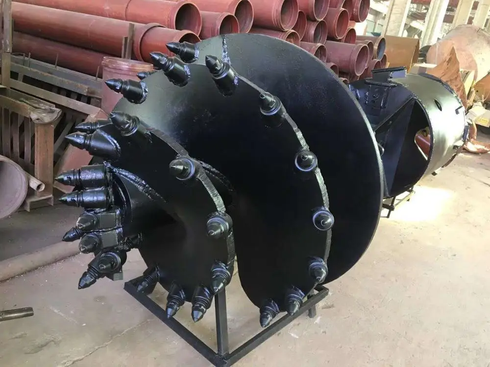 Conical drilling auger high wear resistance