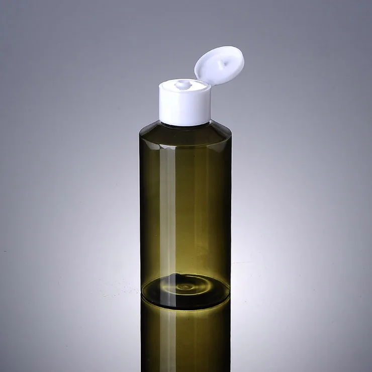 High quality cosmetic toner  bottle 100ml 150ml flip cap pet bottles for face toner bottles packaging