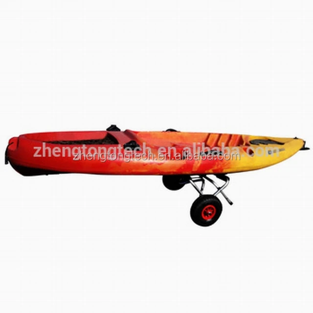 Aluminum kayak carrier cart