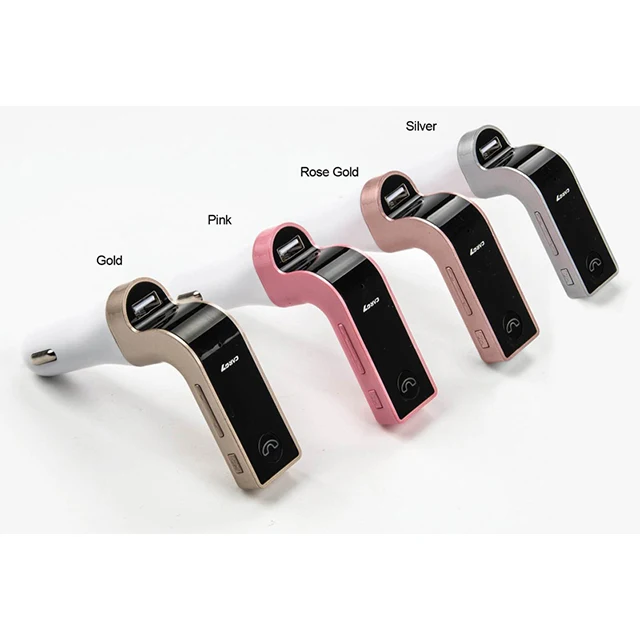 GXYKIT  Car MP3 Audio Player Bluetooth Car Kit wireless FM Transmitter aux Handsfree Calling USB phoneCharger car G7