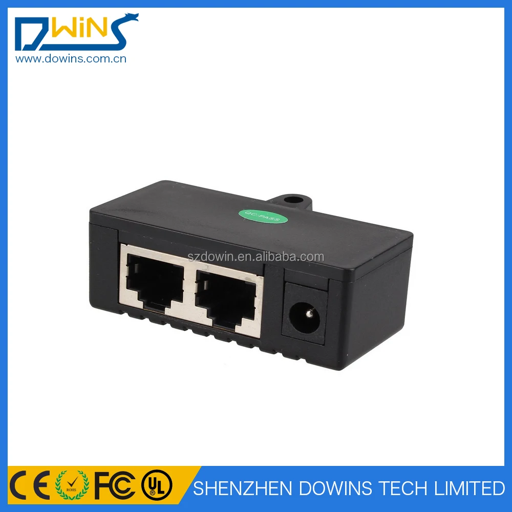 Сетевая коммутационная панель PoE RJ45 для камеры видеонаблюдения, 1 порт