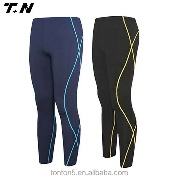 Compression legging men polyester compression tights leggings pants