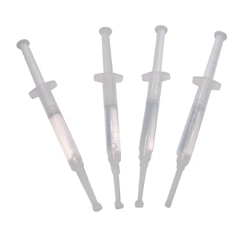 
3cc non peroxide sodium perborate teeth whitening gel syringe 