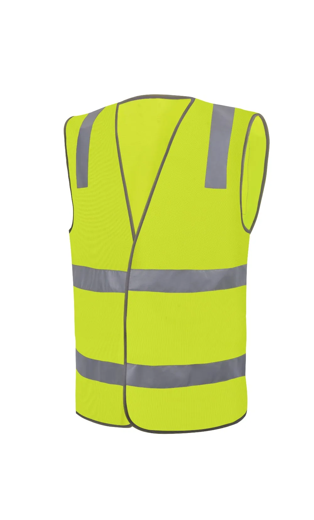 CE EN ISO 20471 color knit fabric hi vis Reflective safety vest with reflective tape