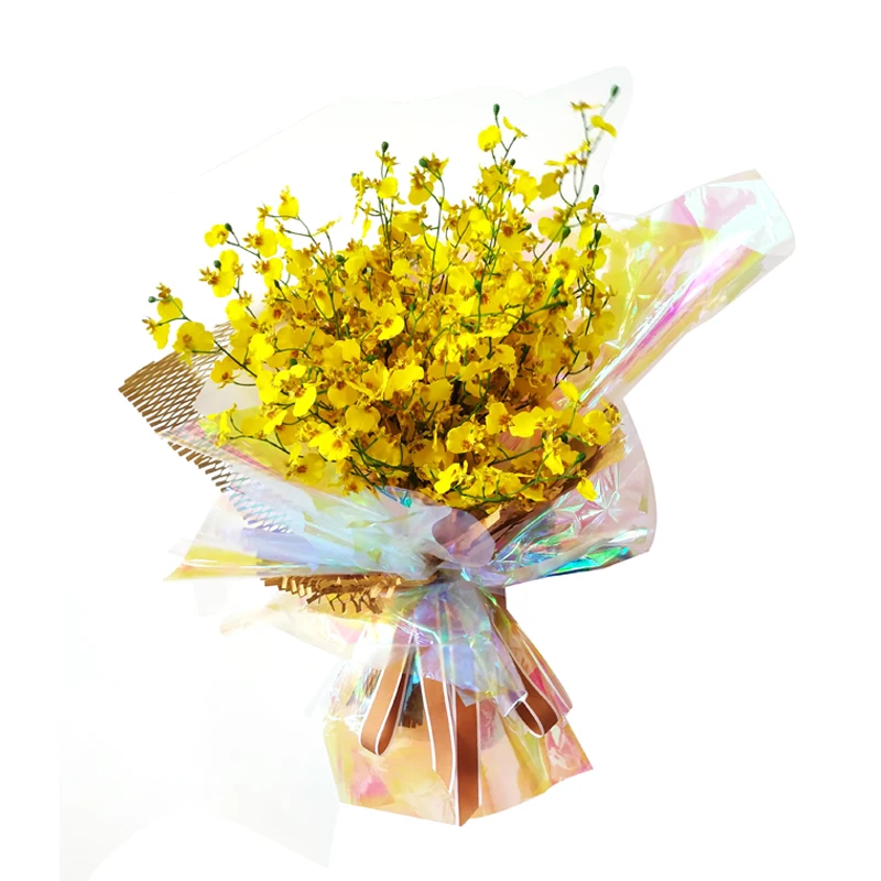 
Latest hot sale beautiful plastic bright colorful custom cellophane paper 