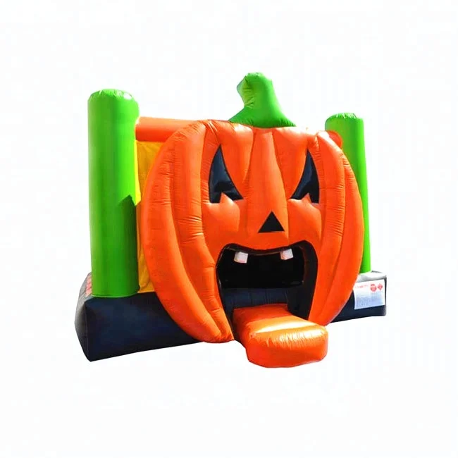 Inflatable Halloween bouncey castle pumpkin bounce house jumping castle
