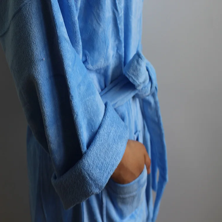 Hotel White Women Kimono Bathrobe /Spa Bath Robe Sleepwear/ Pure Cotton Bath Robes