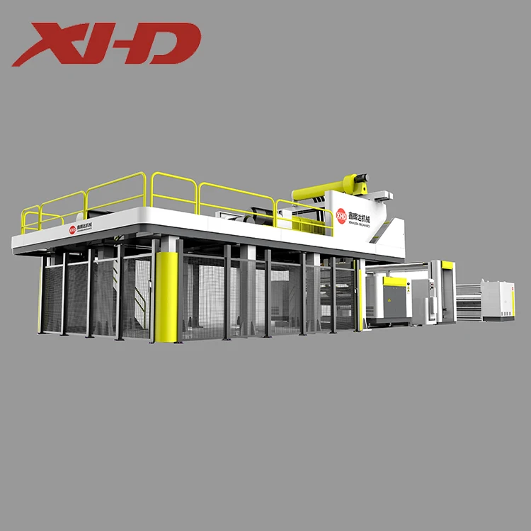 XHD-80/130/80*2400 Automatic Cast Film Line Machine With Four-air-shaft Center Winder
