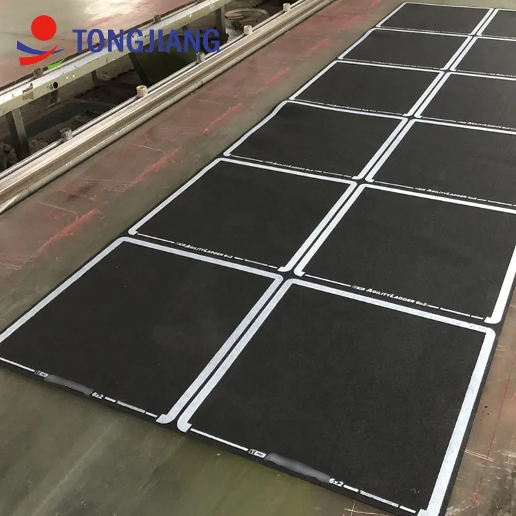 
Single high quality rubber agility ladder 