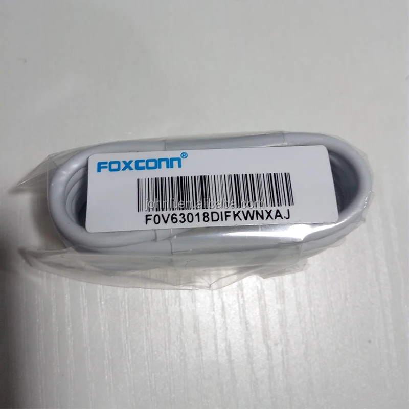 Original Genuine Foxconn cable with original package box for iphone mobile phone