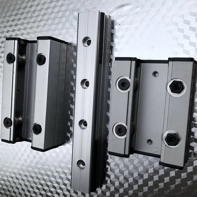 Dual Shaft Rail Roller Linear Guide Rail With Linear Roller Carriage LGD12