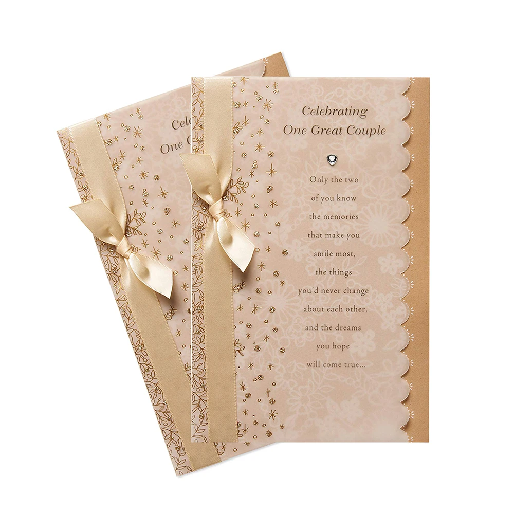 Personalized Design Handmade Custom Luxury Wedding Invitation Cards