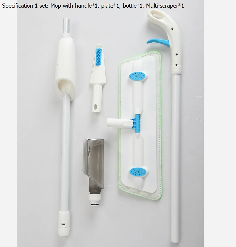 New Look Spray Mop P5 Pro long Plate Rags Used Economical Mop with Multi-scraper