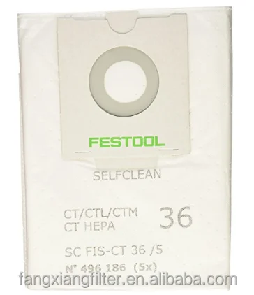 Best Prices Customization Self Clean Extractor Microfiber Vacuum Cleaner Dust Bag CTL36 Extractor bag