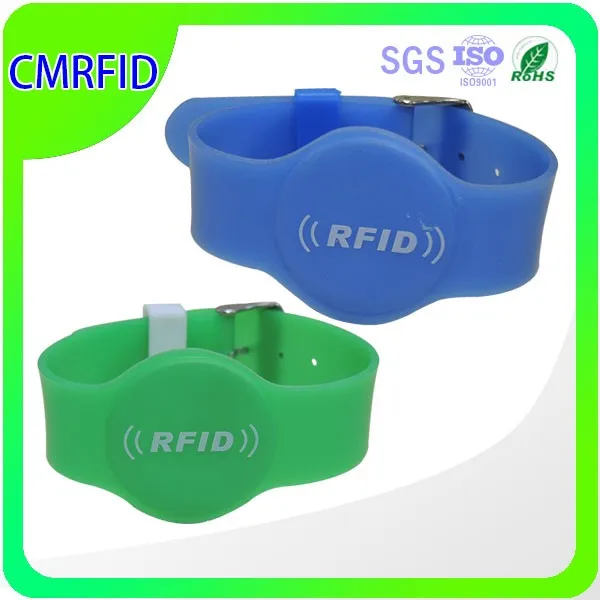 RFID силиконовый браслет LF / HF