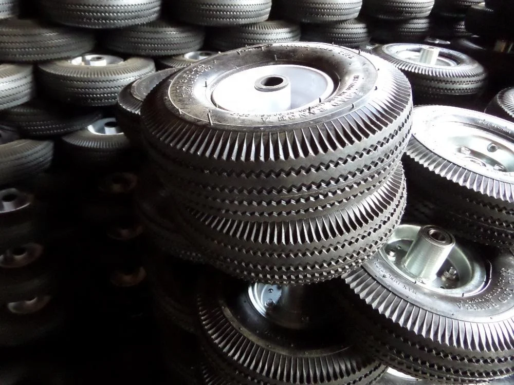 
4.10/3.50-4 pneumatic wheel ,10 inch rubber wheel ,hand trolley wheels 