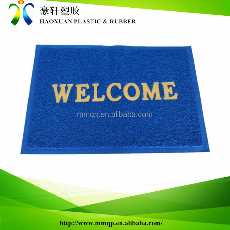 Manufacturers High Quality Entrance Welcome Floor Mat Door Pvc coil door mat