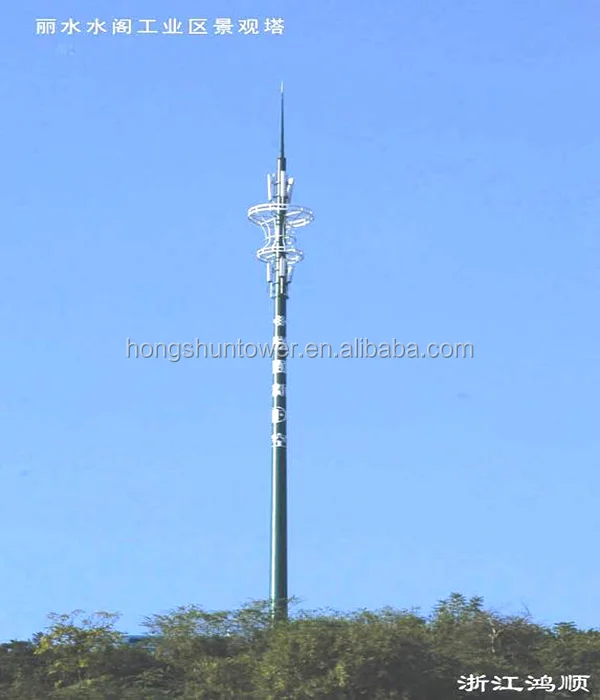 
Steel telecommunication cell phone gsm 3g bts antenna tower 