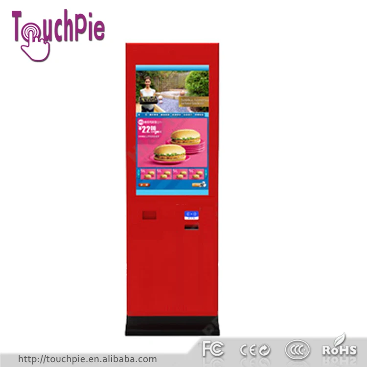32 inch indoor advertising kiosk with touch screen