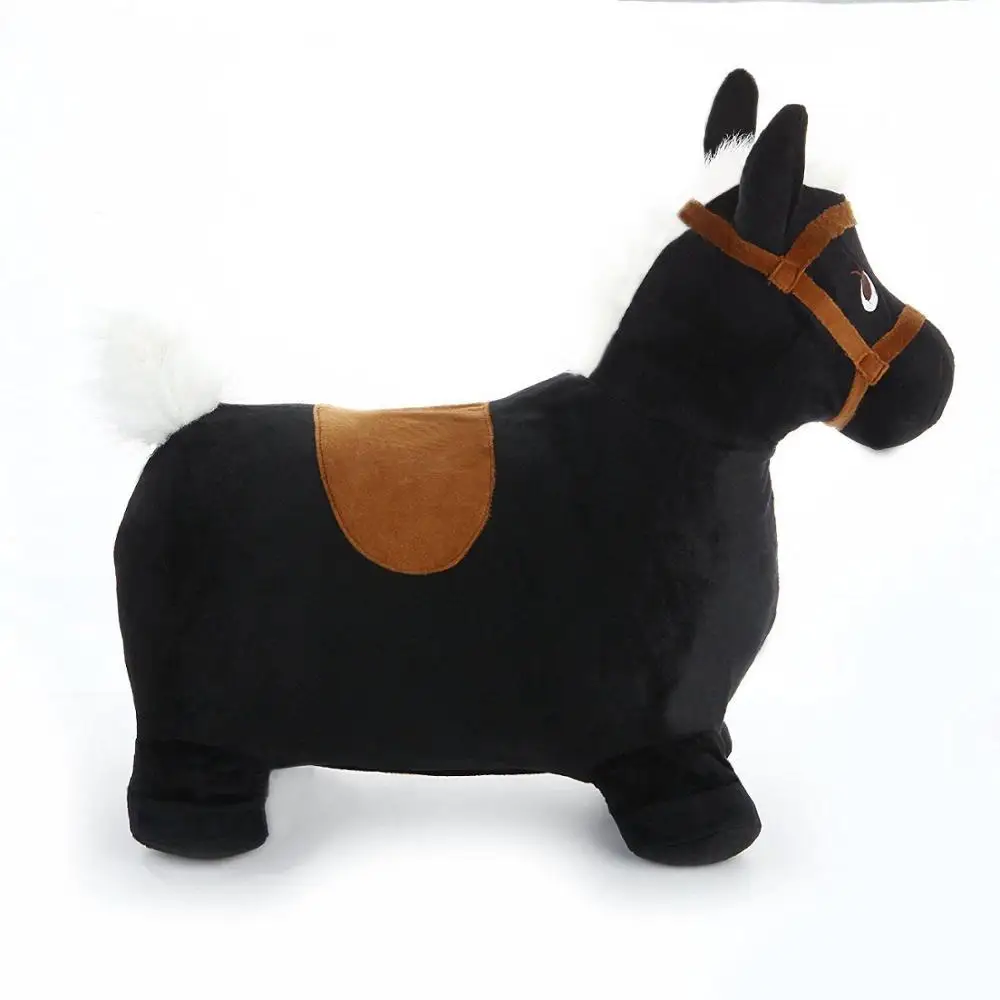 Directly Factory Horse Inflatable Bouncing Animal Toy With Clothes
