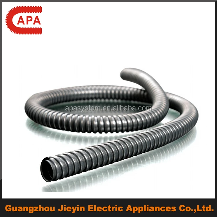 
Squarelocked flexible metal emt conduit for electrical wire 