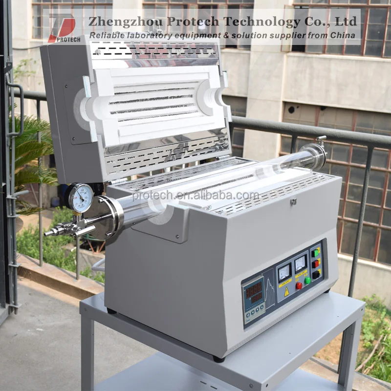Heating Furnace Radiant Tube Horizontal High Temperature Vacuum Sintering Tube Furnace